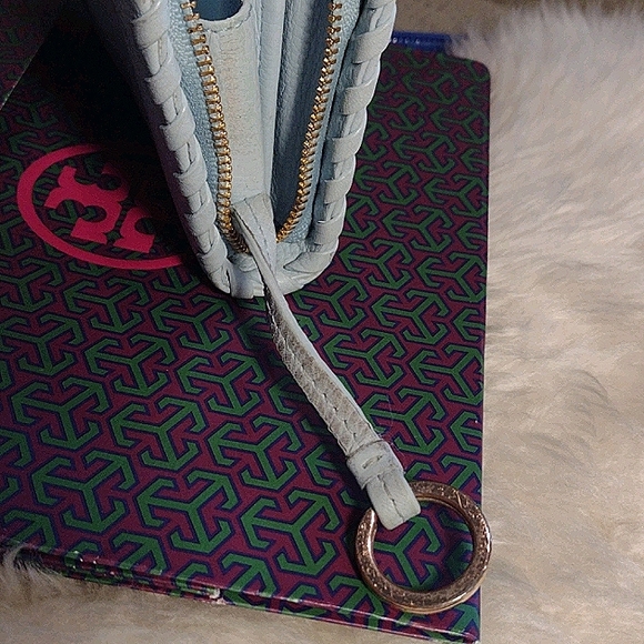 Tory Burch Marion whipstitch keychain coin wallet - Picture 8 of 13